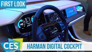 First Look at the Harman and Samsung Digital Cockpit CES2019 [upl. by Wade360]