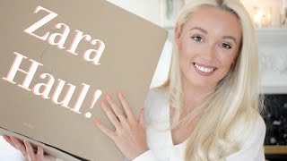 ZARA HAUL Spring 2017 Unboxing amp Try On  🌸 FashionMumblrSpringEdit 🌸 [upl. by Scheld]