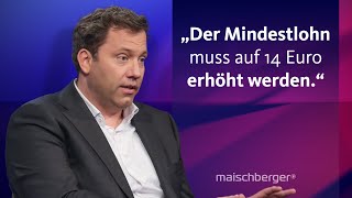 Lars Klingbeil SPD und Ilse Aigner CSU über Bürgergeld Mindestlohn amp Wehrpflicht  maischberger [upl. by Enitsuj]