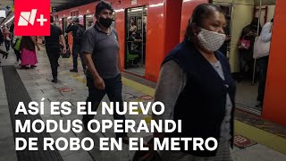 Usuarios del Metro CDMX denuncian nuevo modus operandi de robo  Despierta [upl. by Ramak326]