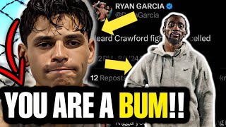 Ryan Garcia CLOWNS Terence Crawford in Online LEAKED Posts [upl. by Philips]