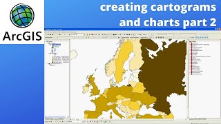 ArcGIS tips creating cartograms and charts part 2 [upl. by Olenta]