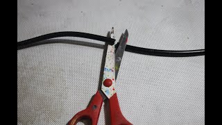 Repairing TV coax cable cut by mistake [upl. by Nomannic]