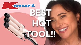 KMART HAIR WAVE STYLER  IT’S THAT GOOD [upl. by Nuahsad239]