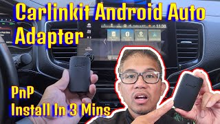 How to install Carlinkit A2A Android Auto Wireless Adapter [upl. by Cohl]