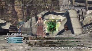 Final Fantasy XIII Video Walkthrough Vercingetorix Mark Mission 64 [upl. by Eylsel]