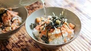 Ochazuke Recipe  Japanese Cooking 101 [upl. by Sherrill]