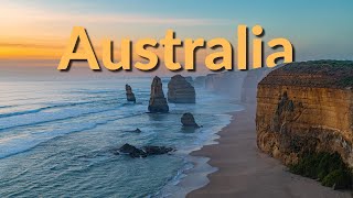 Dream Trip through Australia 4K  Relaxation Film with calming music [upl. by Francene375]