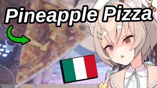 Panko tries Pineapple Pizza [upl. by Kaslik]