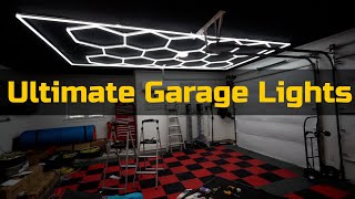 Installing the Ultimate Hexagon Light Kit in my Garage Remodel [upl. by Norrad229]