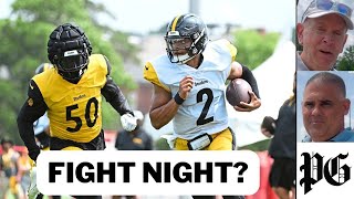 Steelers training camp recap Will practicefield fight provide a jolt of energy [upl. by Ennaeirrac]