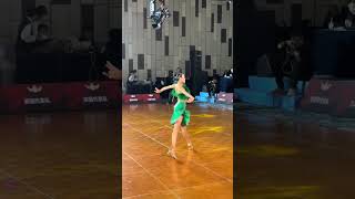 Samba SoloChampion appreciate performance dance dancesport dancer ballroomdance samba [upl. by Nailimixam]