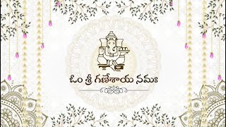 Latest  Traditional Telugu Wedding Invitation Video  Save The date MKR Editings sm pro P1172 [upl. by Arriet]