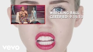 VEVOCertified Pt 4 Wrecking Ball Miley Commentary [upl. by Pontone606]