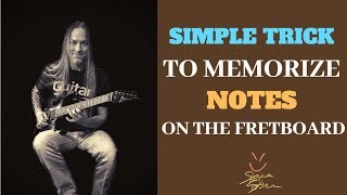 A Simple Trick To Memorize Notes On The Fretboard  GuitarZoomcom  Steve Stine [upl. by Etnaud670]