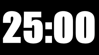 25 MINUTE TIMER  LOUD ALARM ⏰ [upl. by Norvan]