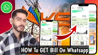 How to check K electric Bill Online With Whatsapp Number  K electric duplicate bill check WhatsApp [upl. by Newnorb]