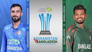 CRICKET LIVE Afghanistan Vs Bangladesh  3rd ODI  November 11 2024  Sharjah  UAE [upl. by Doralynn942]