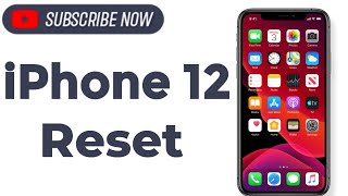 iPhone 12 Reset Kaise Kare  How to Reset iPhone in Hindi  How to factory Reset iphone 12 [upl. by Gustin]