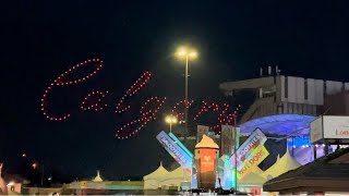 Calgary Stampede 2024 Drone Light show  Calgary Alberta Canada [upl. by Rramel]