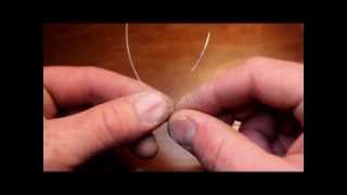 Double Surgeons Knot  Tippet to Leader [upl. by Aisorbma]