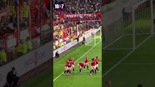 Hojlund Goal vs Brentford 🥵🔥 manchesterunited premierleague football [upl. by Fine669]