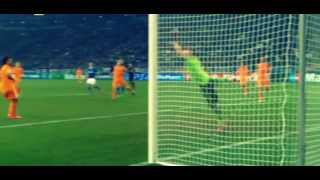 Klaas Jan Huntelaar Amazing Volley  Schalke vs Real Madrid 16  26022014 [upl. by Winona203]