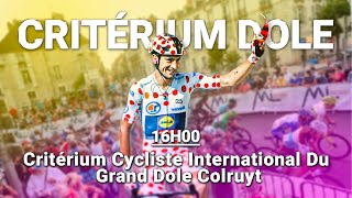 LIVE Critérium Cycliste International du Grand Dole Colruyt 2024 [upl. by Adnohsak]