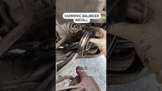 Harmonic balancer install [upl. by Iatnwahs]