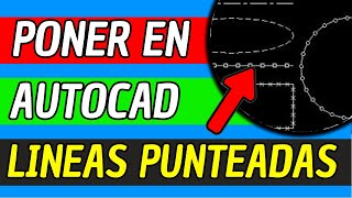 Como Poner Lineas Punteadas En Autocad 2024 Facil Y Rapido [upl. by Ahtelahs]