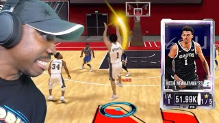 Wemby Broke NBA 2K Mobile Season 6 Gameplay amp Pack Opening [upl. by Eillit]