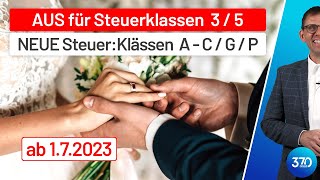 Zum 1 APRIL 🤣 AUS für die Steuerklassen 3 und 5 Änderungen für Ehegatten Ehegattensplitting [upl. by Otinauj]