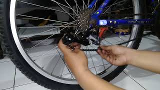 Pasang RD shimano Acera OEM disepeda poligon jadulunitoga [upl. by Yejus405]