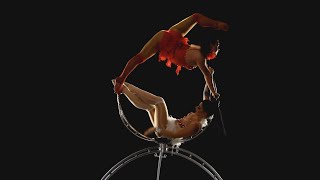 Gymnast Full Body Stretch Aerial Hoop [upl. by Smith]