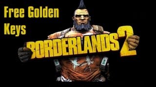 Borderlands 2 Free Golden Key Codes for PS3 360 PC [upl. by Eedolem134]