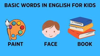 Learn Basic Words  Part 3  English  For Preschool and Kinder  English RP [upl. by Durwin]