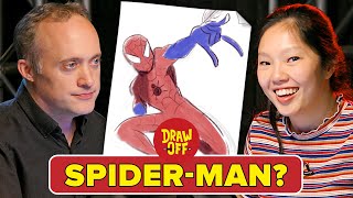 Animator Vs Cartoonist Draw Marvel Characters From Memory • DrawOff [upl. by Rehpotsirahc]