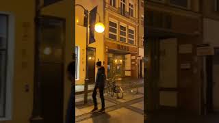 wroclaw poland europe night view youtubeshorts viralvideo millionviews honeysingh paradox [upl. by Hassin851]