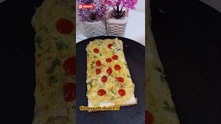 QUICK OMELETTE bread Recipe recipe trending bread shorts [upl. by Einwahs]