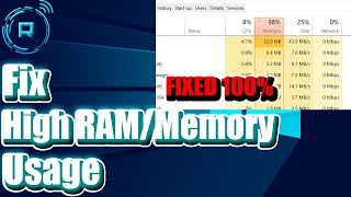 Fix HIGH RAMMemory Usage on Windows 1011 Complete Guide [upl. by Zennie]