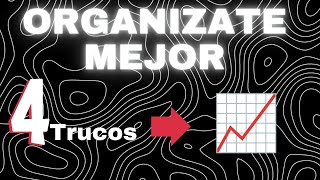 COMO ORGANIZE MI VIDA a las 20 años con 4 TIPS [upl. by Llenrep]