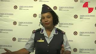 Chpln M Mochekoane Chaplain services at Bloem show [upl. by Alledi]