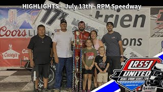 HIGHLIGHTS Night 2 of the WheatShocker Nationals at RPM Speedway  7132024 [upl. by Candie]