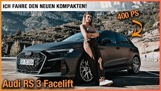 Audi RS 3 Facelift 2025 Ich fahre den NEUEN Kompakten Fahrbericht  Review  Sportback  RS3 [upl. by Eddra405]