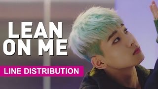 Line Distribution SEVENTEEN  Lean On MeExpectation 기대 [upl. by Aibar]