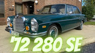 1972 MercedesBenz 280 SE  45L  SOLD [upl. by Ainatit]