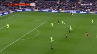 Lionel Messi goal vs Levante  54th min [upl. by Dnivra]