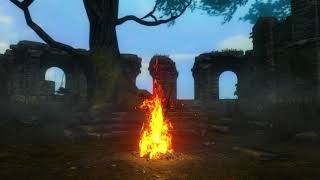 Dark Souls  The Firelink Shrine Bonfire [upl. by Brion]