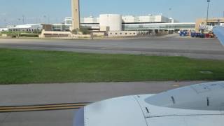 WestJet Airlines WJA1535 Boeing 737600 takeoff from Houston Intercontinental Airport to Calgary [upl. by Townsend]