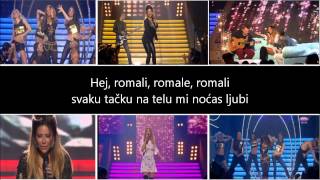 Ana Nikolić  Romale Romali Live Comparisons [upl. by Talley]